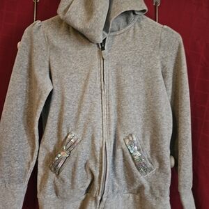 Circo Heather Gray Hoodie with Sequin Pockets ***5/30**